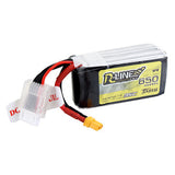 Tattu R-Line V1.0 14.8V 650mAh 95C 4S Lipo Battery XT30 Plug for iFlight TITAN DC2 FPV Racing Drone