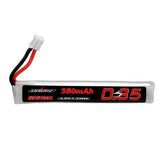 5Pcs URUAV 3.8V 350mAh 50/100C 1S Lipo Battery PH2.0 Plug for RC Racing Drone