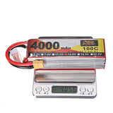 ZOP Power 14.8V 4000mAh 100C 4S Lipo Battery XT60 Plug for RC Racing Drone