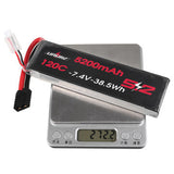 URUAV 7.4V 5200mAh 120C 2S LiPo Battery TRX Plug for RC Car