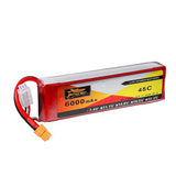 ZOP Power 7.4V 6000mAh 45C 2S Lipo Battery XT60 Plug For Rc Racing Car