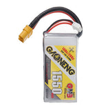 Gaoneng GNB 7.4V 1550mAh 100C 2S Lipo Battery XT60 Plug for FPV Racing Drone
