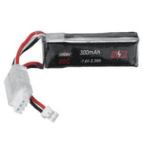URUAV 7.6V 300mAh 50C 2S LiPo Battery PH2.0 Plug for RC Drone