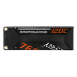 CNHL Racing Series 7.4V 7600mAh 120C 2S LiPo Battery with T Deans Plug for 1/8 1/10 RC car DR10 sprint 2 flux FPV Drone
