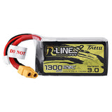 TATTU R-LINE Version 3.0 22.2V 1300mAh 120C 6S1P Lipo Battery XT60 Plug for iFlight Nazgul5 227mm 4S 5 Inch FPV Racing Drone