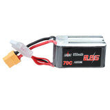 3Pcs URUAV 14.8V 850mAh 70C 4S Lipo Battery XT60 Plug for RC Drone FPV Racing