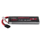 URUAV 7.4V 5200mAh 120C 2S LiPo Battery TRX Plug for RC Car