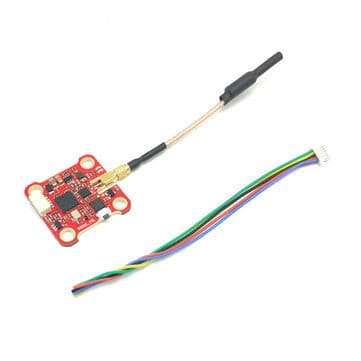 EWRF VTX 5.8Ghz 40CH 25mW/200mW/650mW Adjustable FPV Transmitter 20X20mm Support Smartaudio Betaflight Cleanflight OSD for FPV RC Racing Drone