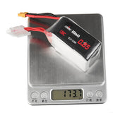 URUAV 22.2V 850mAh 120C 6S LiPo Battery XT30 Plug for RC Drone