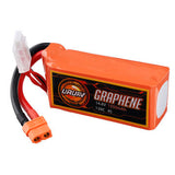 URUAV GRAPHENE 4S 14.8V 1550mAh 130C Lipo Battery XT60 Plug for FPV RC Racing Drone