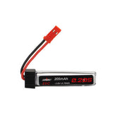 URUAV 3.8V 205mAh 25C 1S LiPo Battery JST Plug for RC Drone