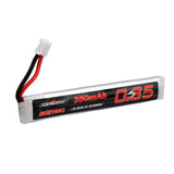 5Pcs URUAV 3.8V 350mAh 50/100C 1S Lipo Battery PH2.0 Plug for RC Racing Drone