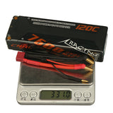 CNHL Racing Series 7.4V 7600mAh 120C 2S LiPo Battery with T Deans Plug for 1/8 1/10 RC car DR10 sprint 2 flux FPV Drone