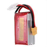 ZOP Power 14.8V 1300mAh 100C 4S Lipo Battery XT60 Plug for RC Racing Drone