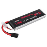 URUAV 7.4V 5200mAh 120C 2S LiPo Battery TRX Plug for RC Car
