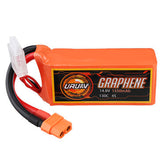URUAV GRAPHENE 4S 14.8V 1550mAh 130C Lipo Battery XT60 Plug for FPV RC Racing Drone
