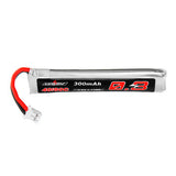 5Pcs URUAV 3.8V 300mAh 40/80C 1S HV 4.35V PH2.0 Lipo Battery for Happymodel Mobula6 Eachine TRASHCAN Snapper6 7 Mobula7