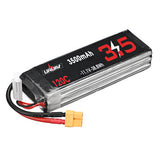 URUAV 11.1V 3500mAh 120C 3S LiPo Battery XT60 Plug for RC Drone