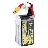TATTU R-LINE Version 3.0 22.2V 1300mAh 120C 6S1P Lipo Battery XT60 Plug for iFlight Nazgul5 227mm 4S 5 Inch FPV Racing Drone