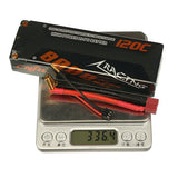 CNHL Racing Series 7.4V 8000mAh 120C 2S LiPo Battery with T Deans Plug for RC Car