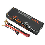 CNHL Racing Series 7.4V 5600mAh 120C 2S LiPo Battery with T Deans Plug for RC Car