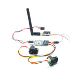 EWRF FPV Dual Camera System 1000TVL CMOS Mini Two Cameras + 5.8Ghz 600mW 40CH VTX + 3CH Switch Support PMW for RC Racing Drone