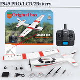 WLtoys F949 2.4G 3D6G 3Ch RC Airplane Fixed Wing Plane Outdoor Toys Drone RTF Upgrade Version Digital Servo F949S With Gyroscope