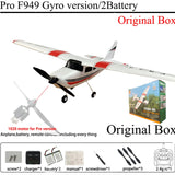 WLtoys F949 2.4G 3D6G 3Ch RC Airplane Fixed Wing Plane Outdoor Toys Drone RTF Upgrade Version Digital Servo F949S With Gyroscope