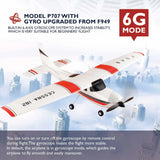 WLtoys F949 2.4G 3D6G 3Ch RC Airplane Fixed Wing Plane Outdoor Toys Drone RTF Upgrade Version Digital Servo F949S With Gyroscope