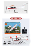 WLtoys F949 2.4G 3D6G 3Ch RC Airplane Fixed Wing Plane Outdoor Toys Drone RTF Upgrade Version Digital Servo F949S With Gyroscope