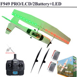 WLtoys F949 2.4G 3D6G 3Ch RC Airplane Fixed Wing Plane Outdoor Toys Drone RTF Upgrade Version Digital Servo F949S With Gyroscope