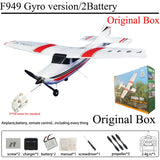 WLtoys F949 2.4G 3D6G 3Ch RC Airplane Fixed Wing Plane Outdoor Toys Drone RTF Upgrade Version Digital Servo F949S With Gyroscope