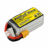 2Pcs Tattu R-Line Version 4.0 V4 22.2V 1050mAh 130C 6S1P Lipo Battery With XT60 Plug for RC Drone