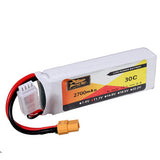 ZOP Power 11.1V 2700mAh 3S 30C Lipo Battery XT60 Plug