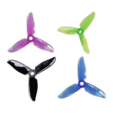 6 Pairs / 12 Pairs DALProp Cyclone T3056C 3056 3x5.6 3 Inch 3-Blade Propeller Crystal Blue Color Version for Tyro79 RC Drone FPV Racing