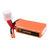 2Pcs URUAV GRAPHENE 6S 22.8V 550mAh 100C HV Lipo Battery XT30 Plug for FPV RC Racing Drone