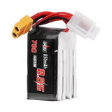 2Pcs URUAV 14.8V 850mAh 70C 4S Lipo Battery XT60 Plug for RC Drone FPV Racing