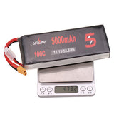 URUAV 11.1V 5000mAh 100C 3S Lipo Battery XT60 Plug for RC FPV Racing Drone