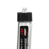 URUAV 3.8V 205mAh 25C 1S HV LiPo Battery PH2.0 Plug for RC Drone