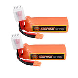 2Pcs URUAV GRAPHENE 4S 15.2V 550mAh 100C HV Lipo Battery XT30 Plug for FPV RC Racing Drone