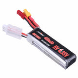 URUAV 7.6V 450mAh 80C/160C 2S HV 4.35V Lipo Battery XT30 Plug for FPV Racing Drone