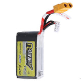 TATTU R-Line 11.1V 850mAh 95C 3S Lipo Battery XT60 Plug for 100mm to 180mm Multirotor FPV