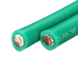 Green 1M 8/10/12/14/16/18/20/22/24/26 AWG Silicone Wire SR Wire