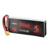 URUAV 11.1V 5000mAh 100C 3S Lipo Battery XT60 Plug for RC FPV Racing Drone