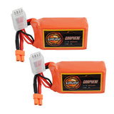 2Pcs URUAV GRAPHENE 3S 11.1V 850mAh 110C Lipo Battery XT30 Plug for FPV RC Racing Drone