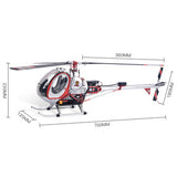 JCZK 300C-PRO 470L DFC 6CH Scale RC Helicopter RTF One-key Return GPS Hover with AT9S PRO Transmitter