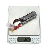 URUAV 11.4V 350mAh 50C 3S HV LiPo Battery XT30 Plug for RC Drone