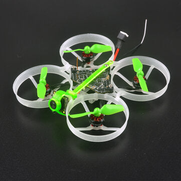 19.5g Happymodel Moblite7 75mm 1S  Diamond F4 AIO 5A BB2 ESC Reciver 25/200mW VTX Whoop FPV Racing Drone BNF w/ EX0802 19000KV Unibell Motor Runcam Nano 3 800TVL Camera