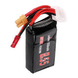 URUAV 11.1V 550mAh 80/160C 3S Lipo Battery JST XT30 Plug for Eachine Lizard95