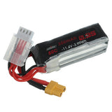 URUAV 11.4V 350mAh 50C 3S HV LiPo Battery XT30 Plug for RC Drone